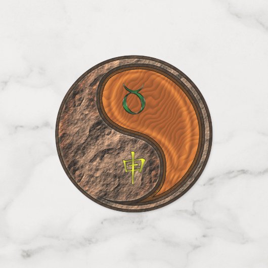 Taurus & Wood Monkey Konfetti (Klein Vorderseite)