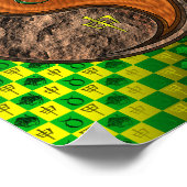 Taurus & Wood Monkey Poster (Ecke)