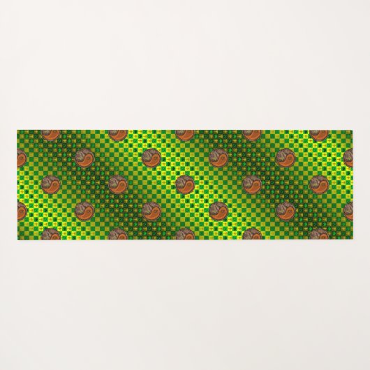 Taurus & Wood Monkey Yogamatte (Rückseite (Horizontal))