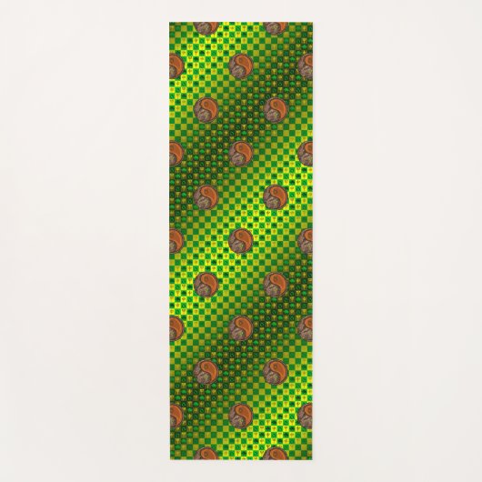 Taurus & Wood Monkey Yogamatte (Vorderseite)