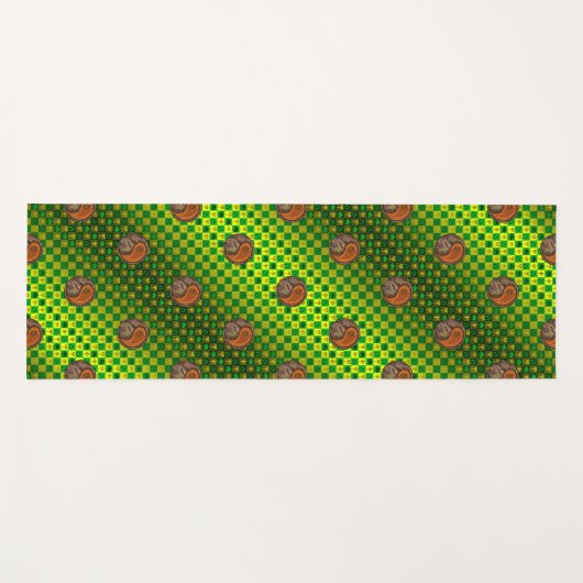 Taurus & Wood Monkey Yogamatte (Vorderseite (Horizontal))