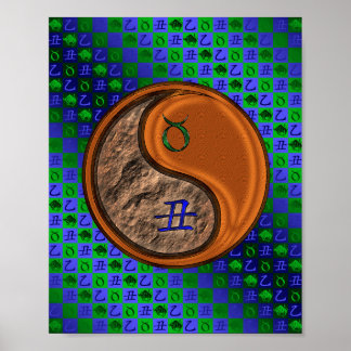Taurus & Wood Ox Poster