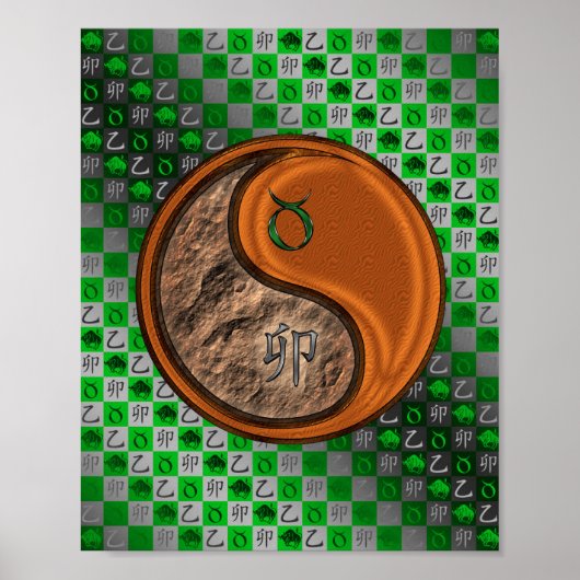 Taurus & Wood Rabbit Poster (Vorne)