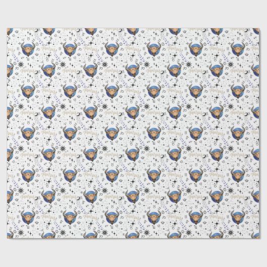 Taurus Wrapping Paper Geschenkpapier (Flach)