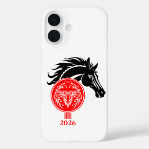 Taurus x Jahr des Pferdes 2026 iPhone 16 Hülle
