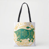 Taurus Zeichen des Zodiaks auf Tasche (Vorderseite)
