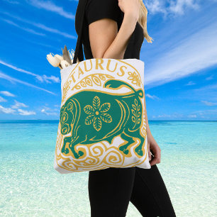 Taurus Zeichen des Zodiaks auf Tasche