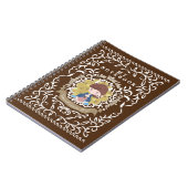 Taurus-Zeichen. Notizbuch Notizblock (Linke Seite)