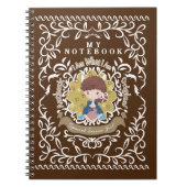 Taurus-Zeichen. Notizbuch Notizblock (Vorderseite)