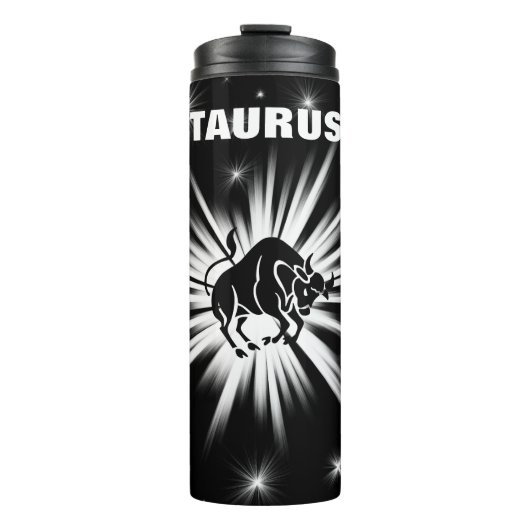 Taurus-Zeichen Thermosbecher (Vorderseite)