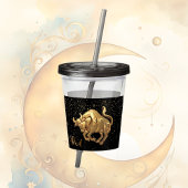 Taurus Zodiac Acrylic Tumbler Acryltrinkbecher