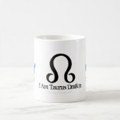 Taurus Zodiac Astrology Blue Dragon Rahu Kaffeetasse (Mittel)