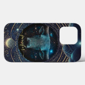 Taurus zodiac Black and gold Case-Mate iPhone Case (Rückseite (Horizontal))