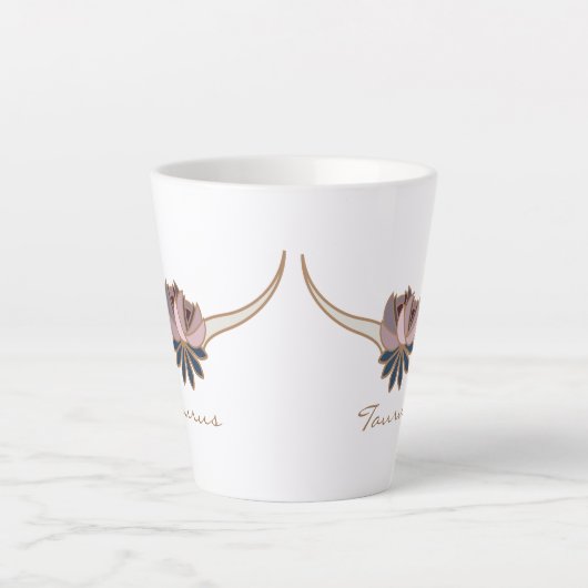 Taurus Zodiac Boho Tasse (Vorderseite)