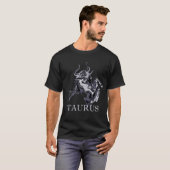 Taurus Zodiac Bull Mens Basic T-Shirt (Vorne ganz)