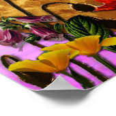 Taurus Zodiac Collage Poster (Ecke)