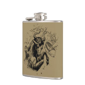 Taurus Zodiac Constellation Hevelius 1690 auf Taup Flachmann (Links)