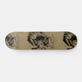 Taurus Zodiac Constellation Hevelius 1690 auf Taup Skateboard (Horizontal)