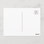 Taurus Zodiac Dreamer - Niedlicher Sleepy Bunny Postkarte (Rückseite)