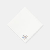 Taurus Zodiac Dreamer - Niedlicher Sleepy Bunny Serviette (Ecke)