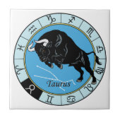 Taurus zodiac fliese (Vorderseite)