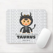 Taurus Zodiac für Kinder Mousepad (Mit Mouse)