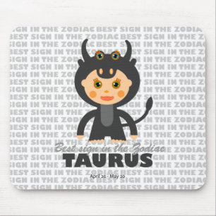 Taurus Zodiac für Kinder Mousepad
