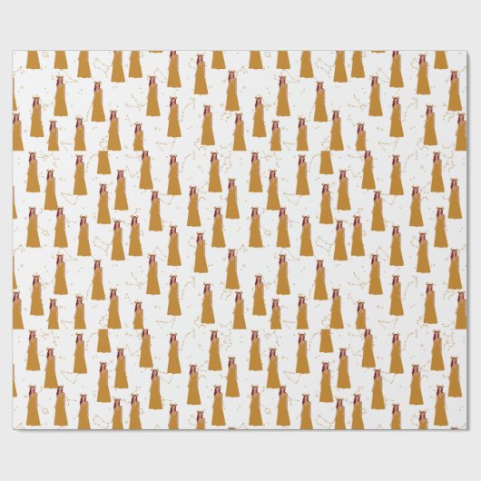 Taurus Zodiac Geschenkpapier (Flach)