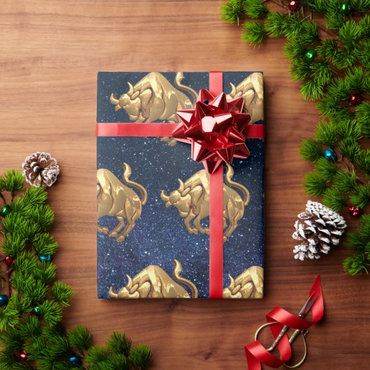 Taurus Zodiac Geschenkpapier (Feiertagsgeschenk)