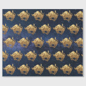 Taurus Zodiac Geschenkpapier (Flach)