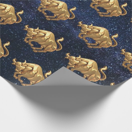 Taurus Zodiac Geschenkpapier (Ecke)