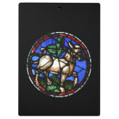 Taurus Zodiac Glass Notre-Dame de Paris Cb Klemmbrett (Rückseite)