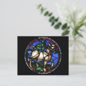 Taurus Zodiac Glass Notre-Dame de Paris P Postkarte (Stehend Vorderseite)