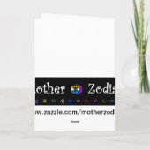 TAURUS ZODIAC GREETCARD KARTE (Rückseite)