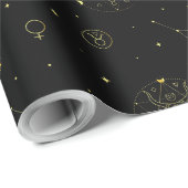 Taurus zodiac Horoskop Sternzeichen Geschenkpapier (Rolleneckpunkt)