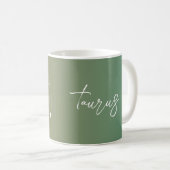 Taurus zodiac Horoskop Sternzeichen Kaffeetasse (VorderseiteRechts)