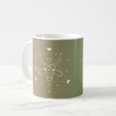 Taurus zodiac Horoskop Sternzeichen Kaffeetasse (Vorderseite Links)