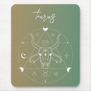 Taurus zodiac Horoskop Sternzeichen Mousepad