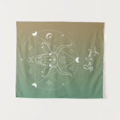 Taurus zodiac Horoskop Sternzeichen Wandteppich (Vorderseite (Horizontal))