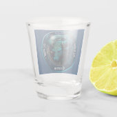 Taurus Zodiac individuell anpassbar Schnapsglas (Rückseite)