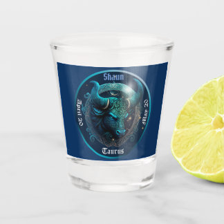 Taurus Zodiac individuell anpassbar Schnapsglas