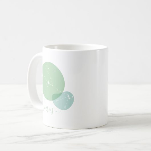 Taurus Zodiac Kaffeetasse (Vorderseite Links)