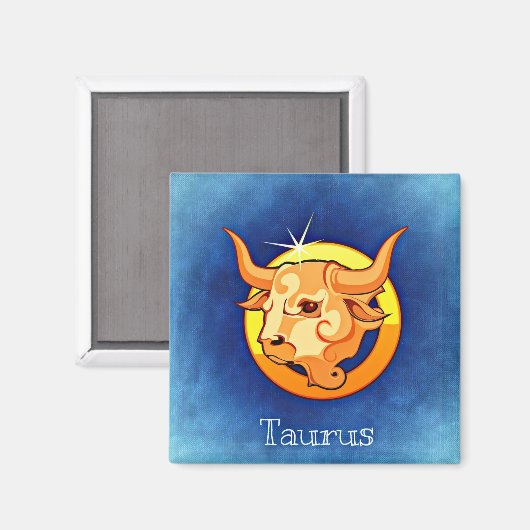 Taurus zodiac-Magnet Magnet (Vorderseite/Rückseite)