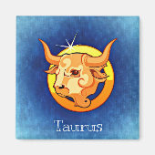Taurus zodiac-Magnet Magnet (Vorne)