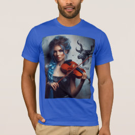 Taurus Zodiac Musician Violin T-Shirt