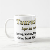 Taurus Zodiac Muttertagskaffee Tasse (Links)