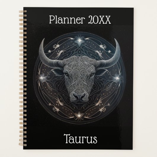 Taurus Zodiac Planner Planer (Vorderseite)
