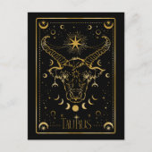 Taurus zodiac postkarte (Vorderseite)