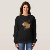 Taurus Zodiac Sign as Animal Horoscope Sweatshirt (Vorne ganz)
