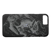 Taurus Zodiac Sign auf Hevelius Black Case-Mate iPhone Hülle (Rückseite (Horizontal))